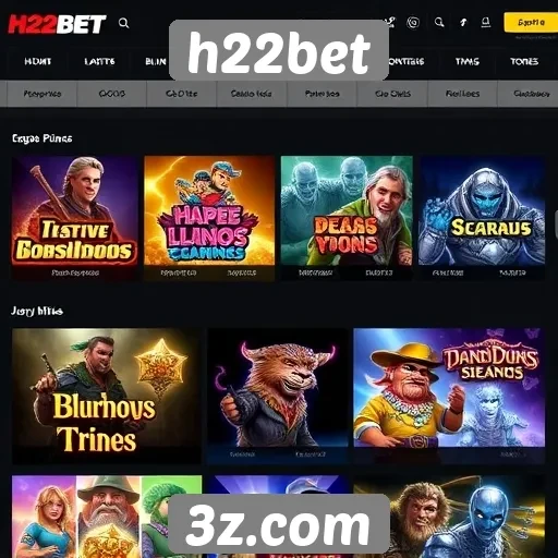Análise das opções de jogos disponíveis no h22bet