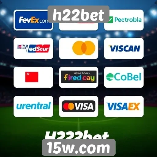 Opções de pagamento diversificadas disponíveis no h22bet