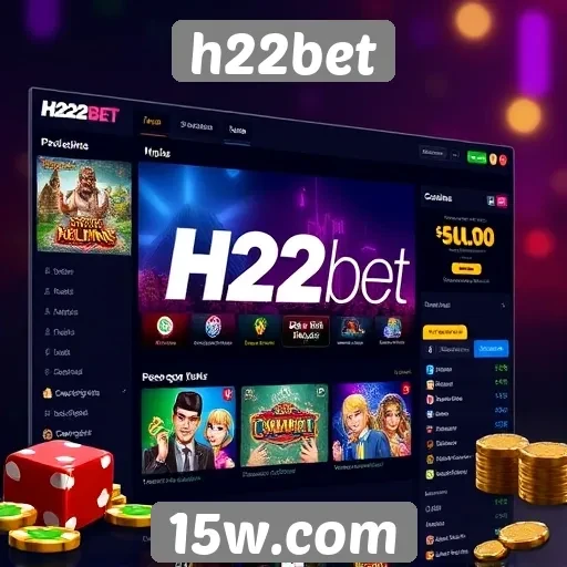 Mudanças na interface do usuário do h22bet