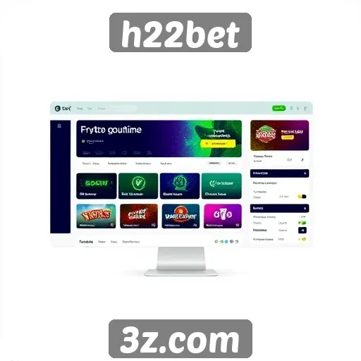 Avaliação da interface do usuário do h22bet