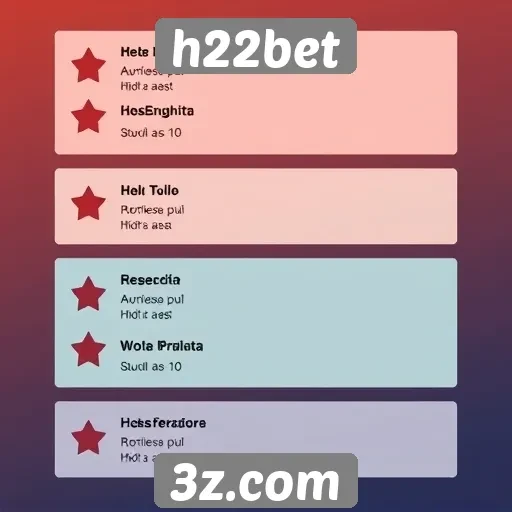 Avaliações de usuários destacam o h22bet
